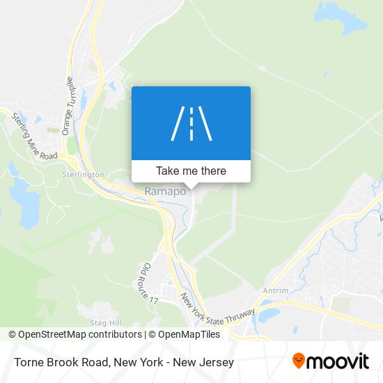 Torne Brook Road map