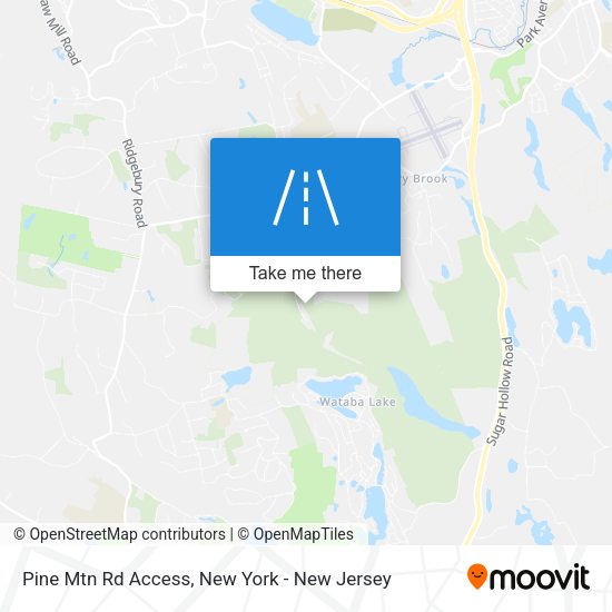 Mapa de Pine Mtn Rd Access