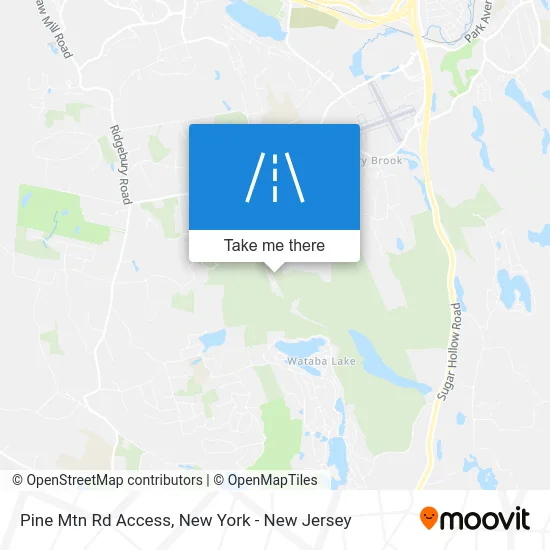 Pine Mtn Rd Access map