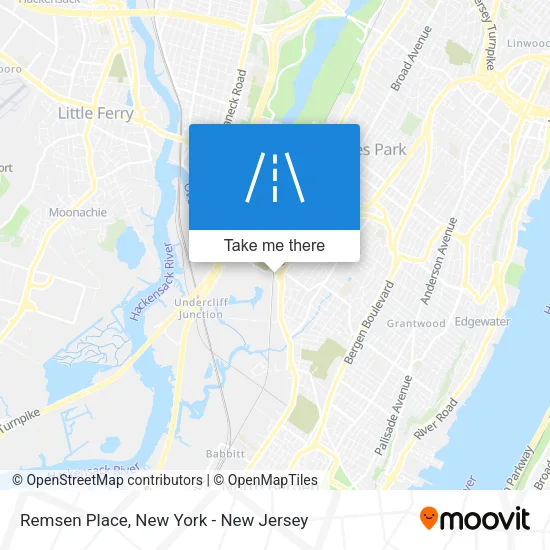 Remsen Place map