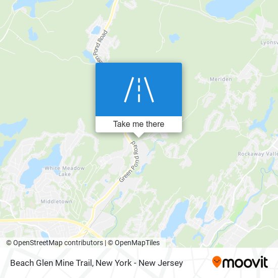 Beach Glen Mine Trail map