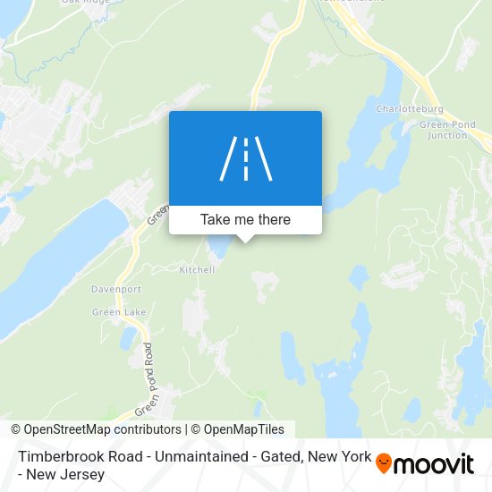 Timberbrook Road - Unmaintained - Gated map