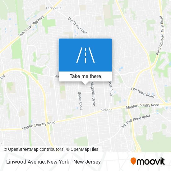 Mapa de Linwood Avenue