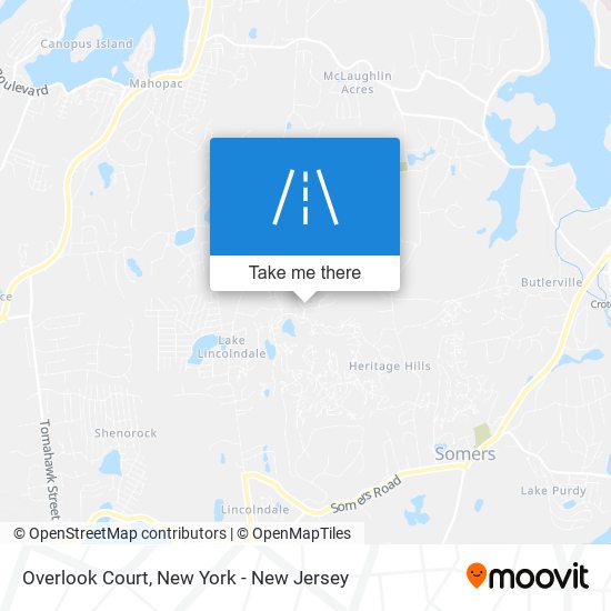 Mapa de Overlook Court