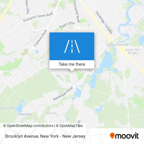 Brooklyn Avenue map