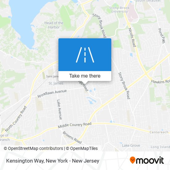 Mapa de Kensington Way