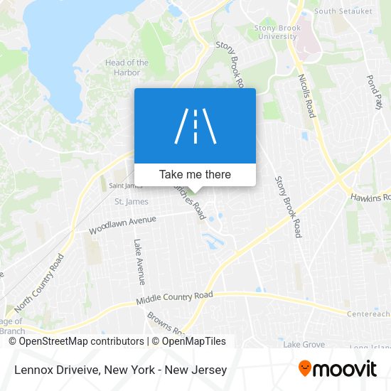 Mapa de Lennox Driveive