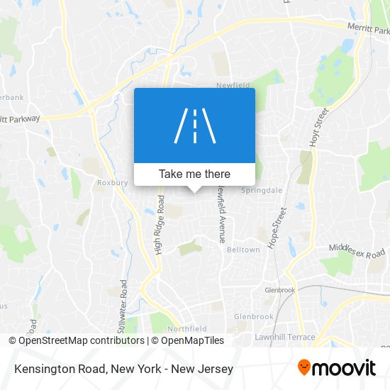 Mapa de Kensington Road