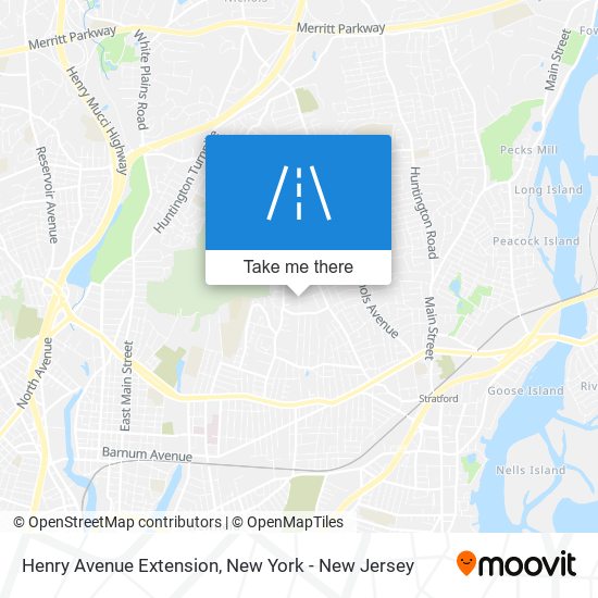Henry Avenue Extension map