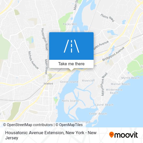 Mapa de Housatonic Avenue Extension
