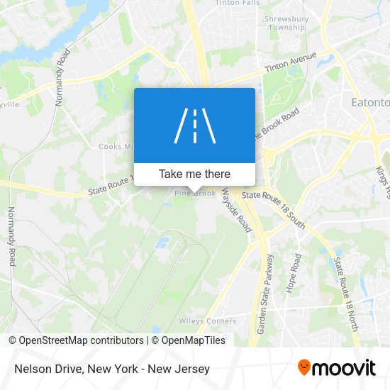 Mapa de Nelson Drive