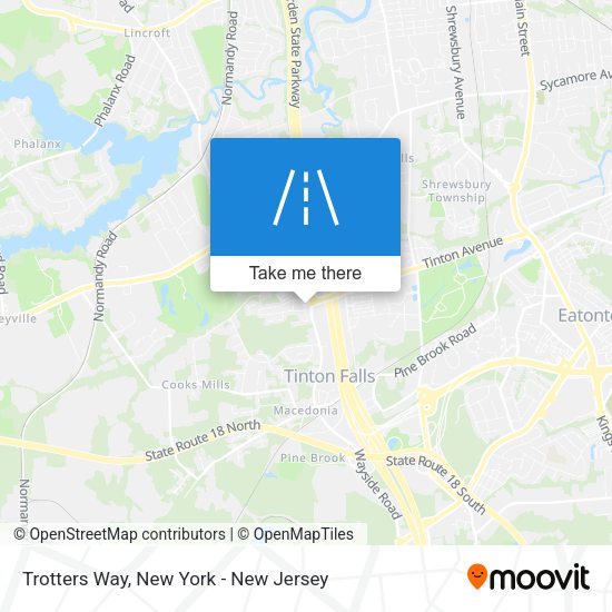 Mapa de Trotters Way