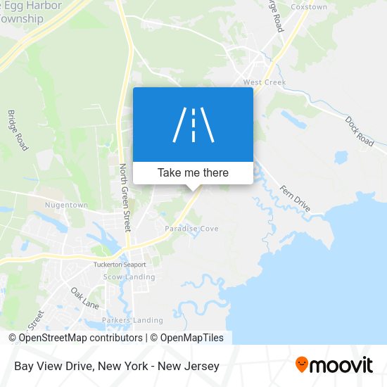 Bay View Drive map