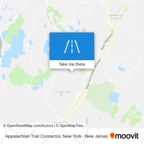 Appalachian Trail Connector map
