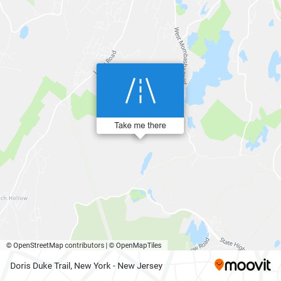 Doris Duke Trail map