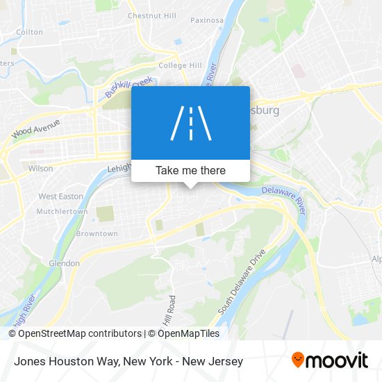 Jones Houston Way map