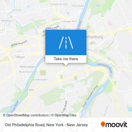 Mapa de Old Philadelphia Road