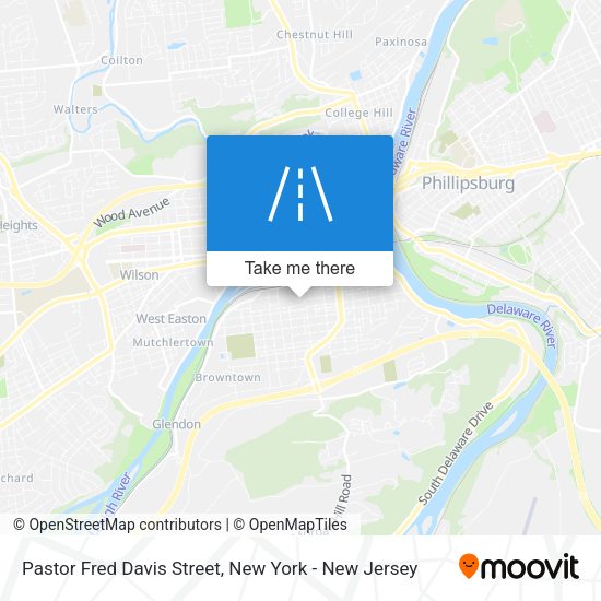 Pastor Fred Davis Street map