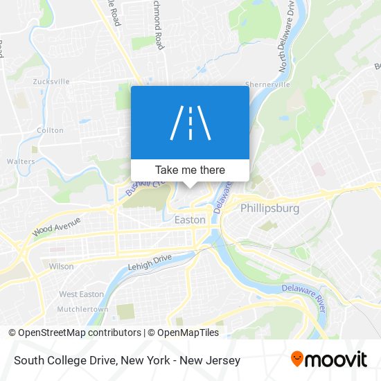 South College Drive map