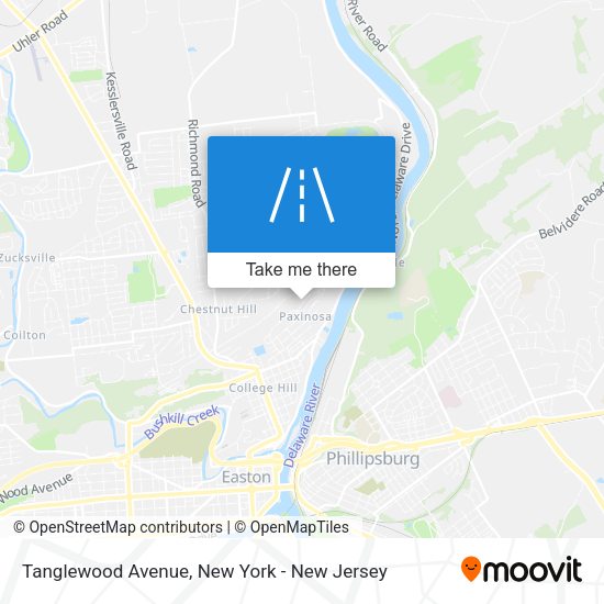 Mapa de Tanglewood Avenue