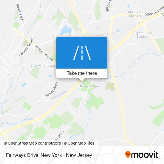 Mapa de Fairways Drive