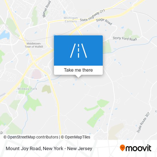 Mount Joy Road map