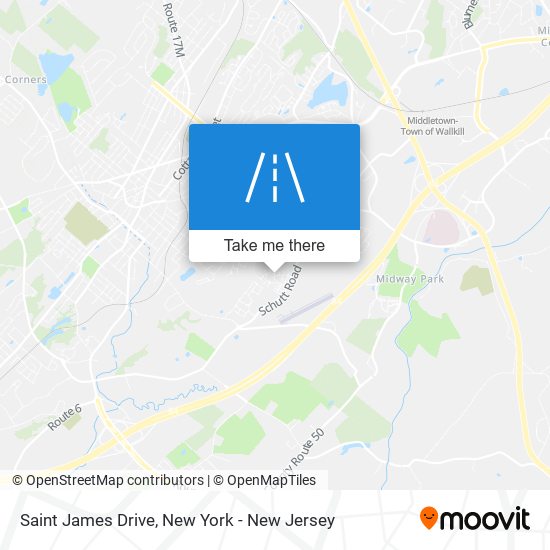 Mapa de Saint James Drive