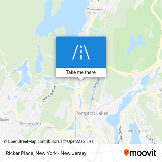 Mapa de Ricker Place