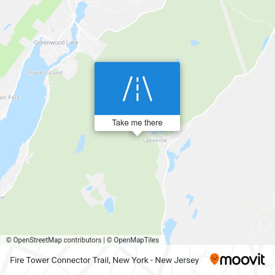 Mapa de Fire Tower Connector Trail