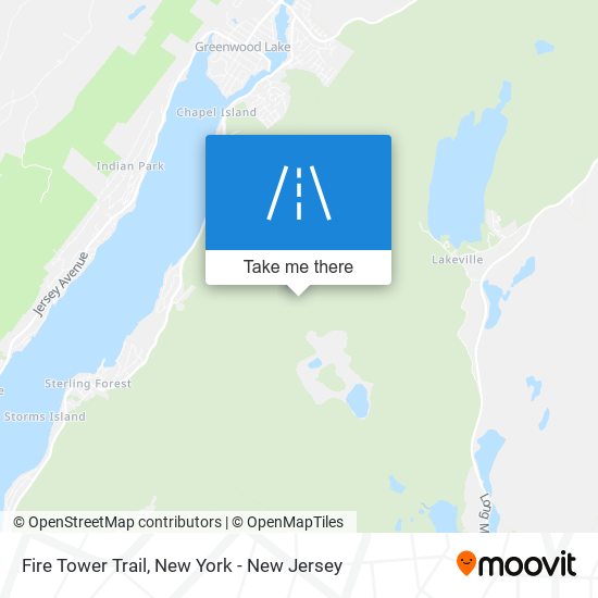 Mapa de Fire Tower Trail