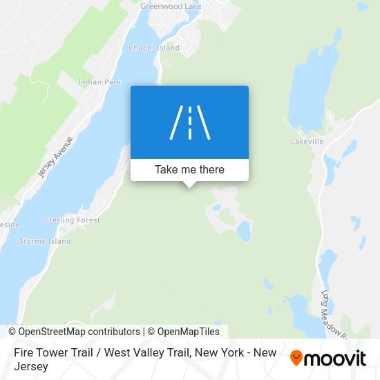 Mapa de Fire Tower Trail / West Valley Trail