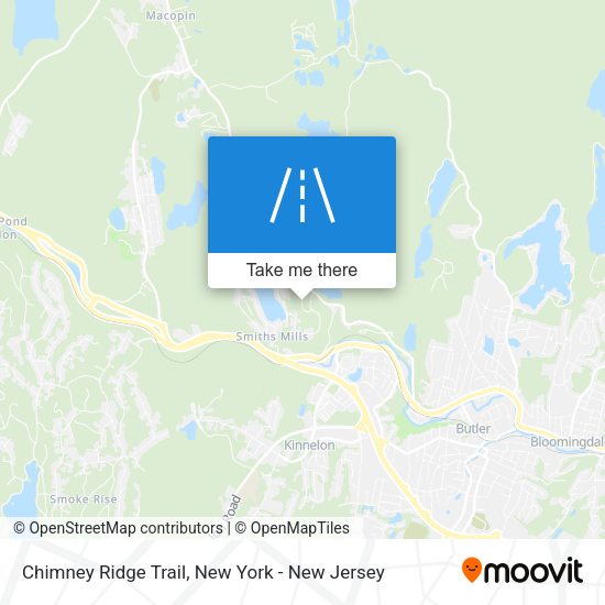 Mapa de Chimney Ridge Trail
