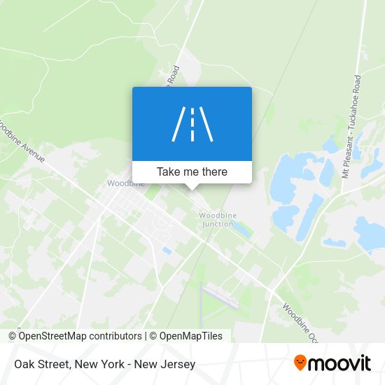 Mapa de Oak Street