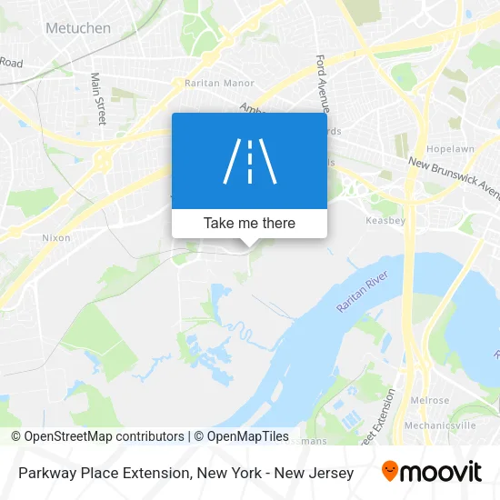 Parkway Place Extension map