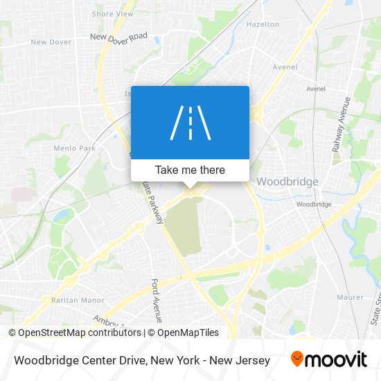 Woodbridge Center Drive map