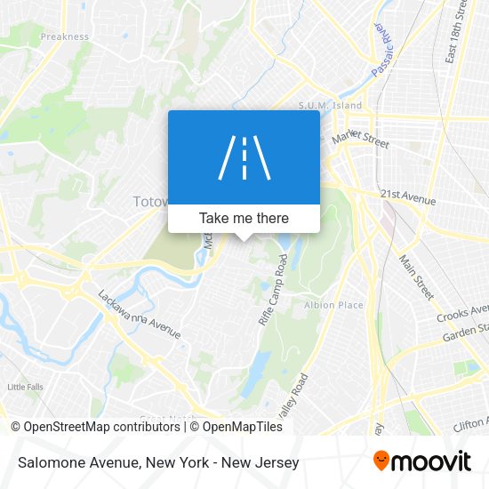 Mapa de Salomone Avenue