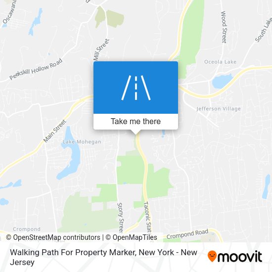 Walking Path For Property Marker map
