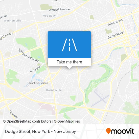 Dodge Street map