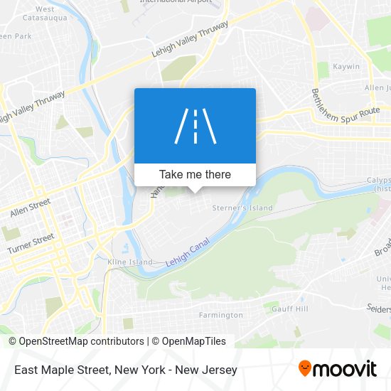 Mapa de East Maple Street