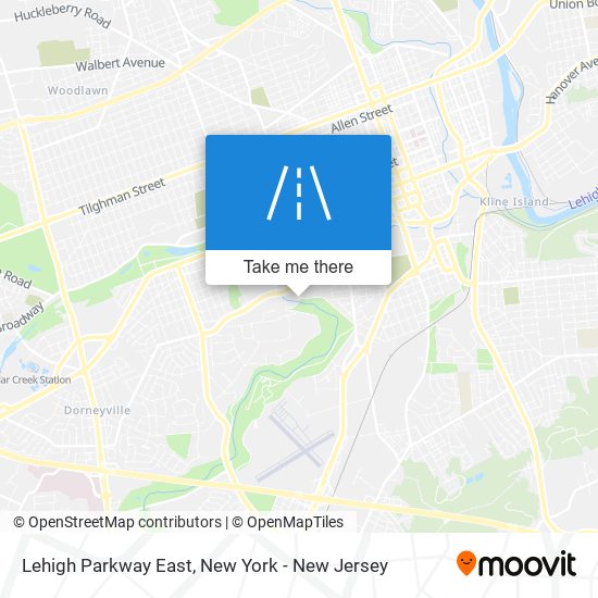 Lehigh Parkway East map