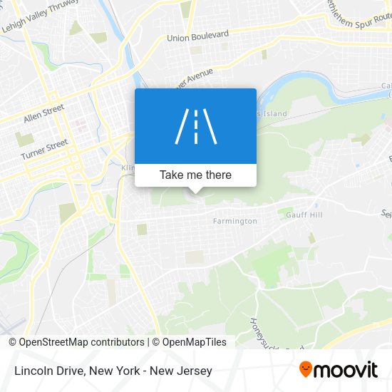 Mapa de Lincoln Drive