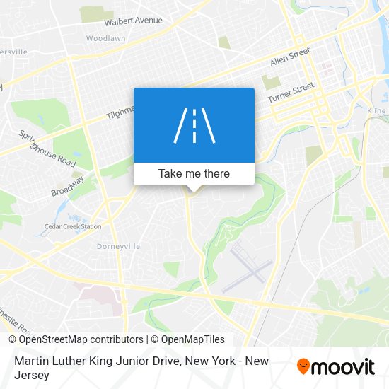 Martin Luther King Junior Drive map