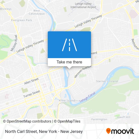 Mapa de North Carl Street