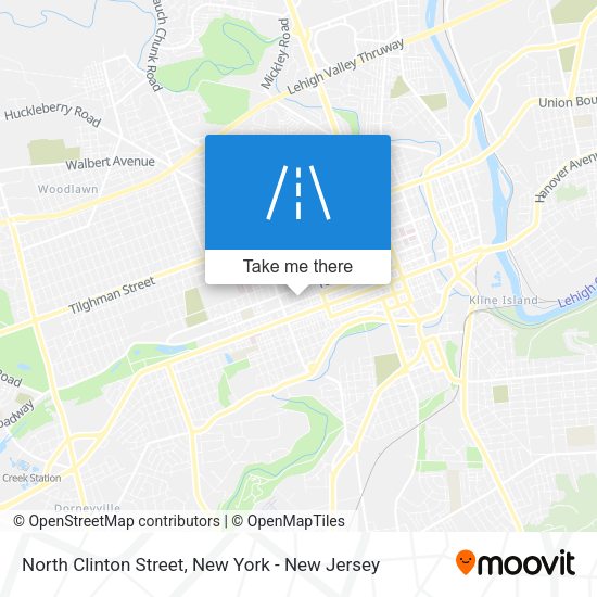 Mapa de North Clinton Street