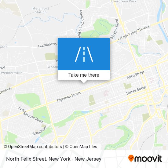 Mapa de North Felix Street