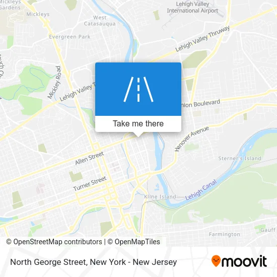North George Street map