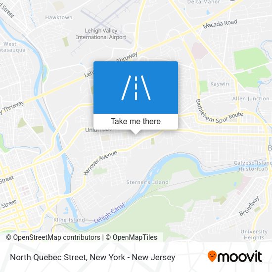 Mapa de North Quebec Street