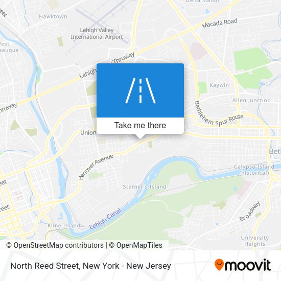Mapa de North Reed Street