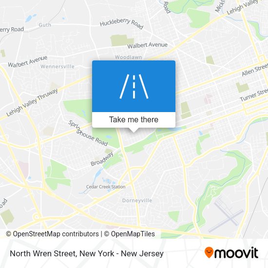 Mapa de North Wren Street