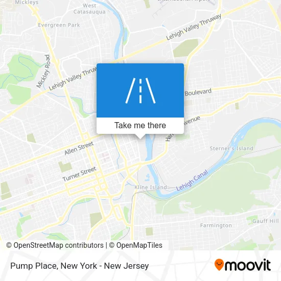 Mapa de Pump Place